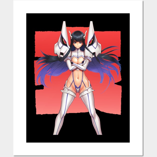 Satsuki Kiryuin Wall Art by hybridmink